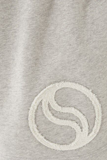 S-Wave Logo Patch Sweat Shorts